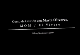 Curso de gestión Marta Oliveres. 2009